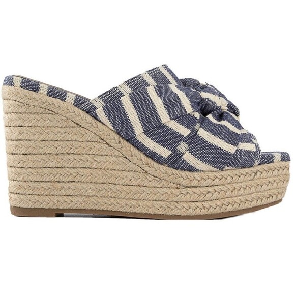 LONDON FOG Women's Heidi Espadrille Platform Wedge Sandals  Size 9.5M - Picture 2 of 6